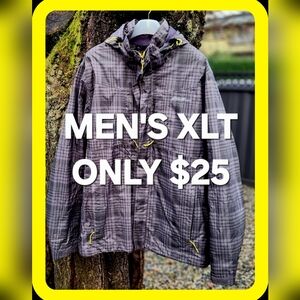 EDDIE BAUER MEN'S XLT RAINCOAT / WINDBREAKER!